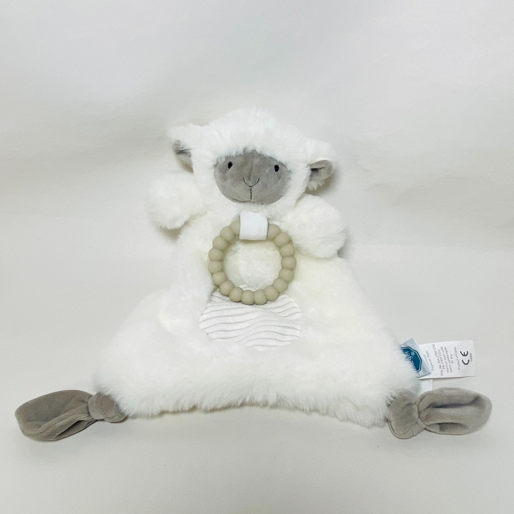 Mary Meyer Baby Luxe Lamb Sheep LOVEY Security Blankie Teether Soft Toy‎ Plush
